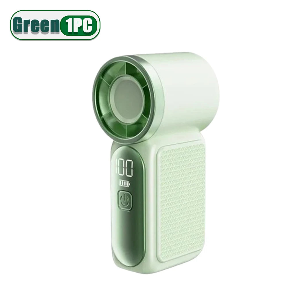 Mini Handheld Fan USB Rechargeable 3600mAh | 100 Speeds