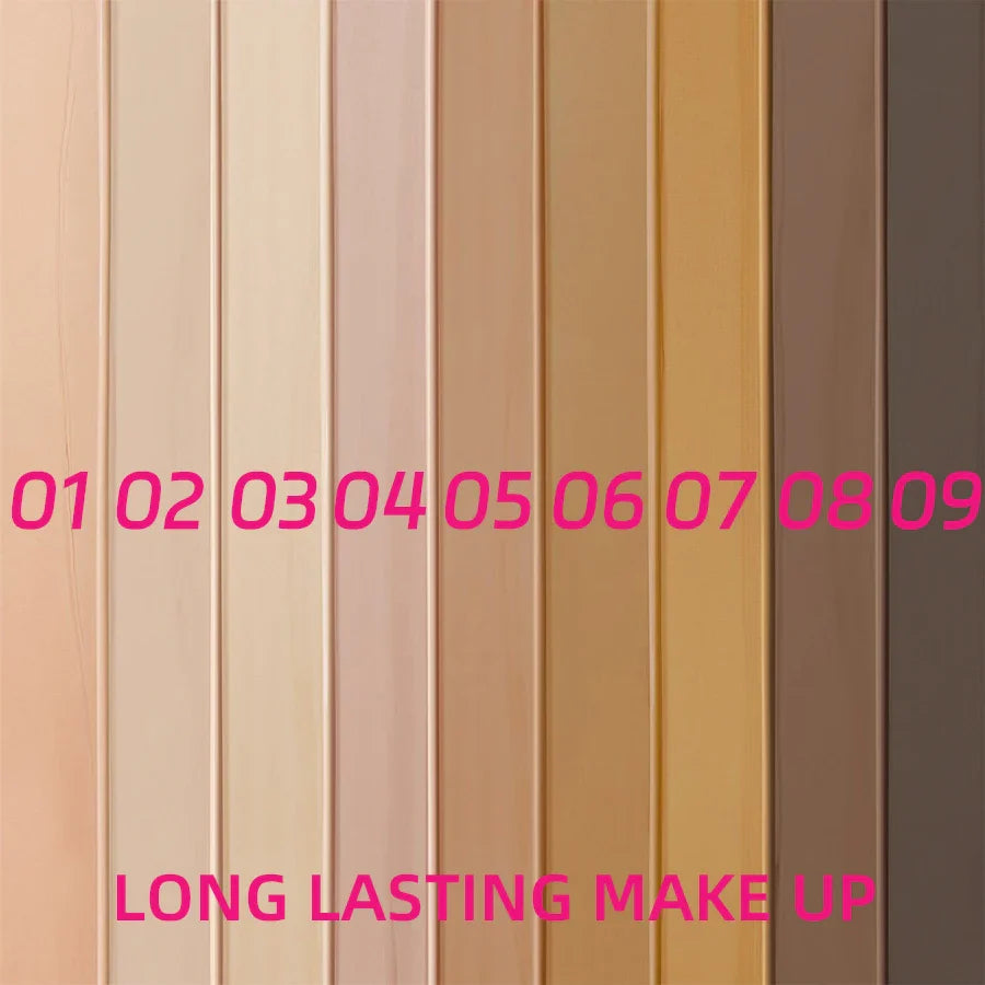 MCD 9-Shade Full Coverage Liquid Foundation | Natural Matte