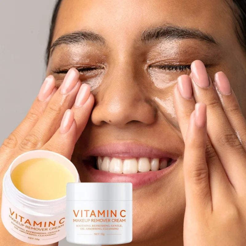 Vitamin C Cleansing Balm Easily & Effectively Remove Makeup Deeply Cleanses Nourishes Skin Refreshed & Non-greasy Cleansing Balm Peaceful Pleasures Health and Wellness