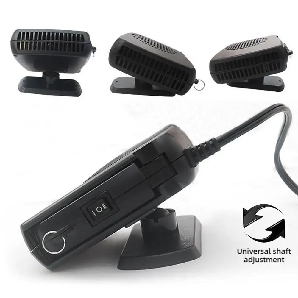 Portable 360° Car Heater Fan | Windshield Defroster 12V/24V Car Heater Fan Peaceful Pleasures Health and Wellness