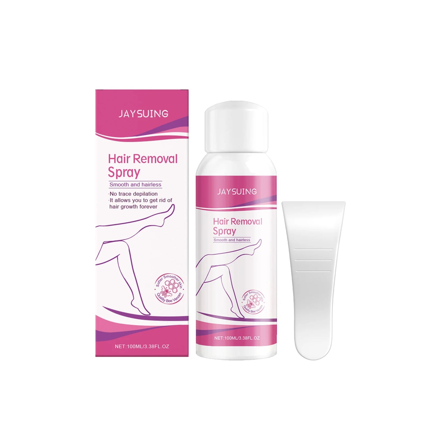 Body Hair Removal Cream Permanent Depilatory No Irritation Nourish Skin Inhibit Hair Growth Painless Rapid Hair Identifier Spray Peaceful Pleasures Health and Wellness 100ml Spray