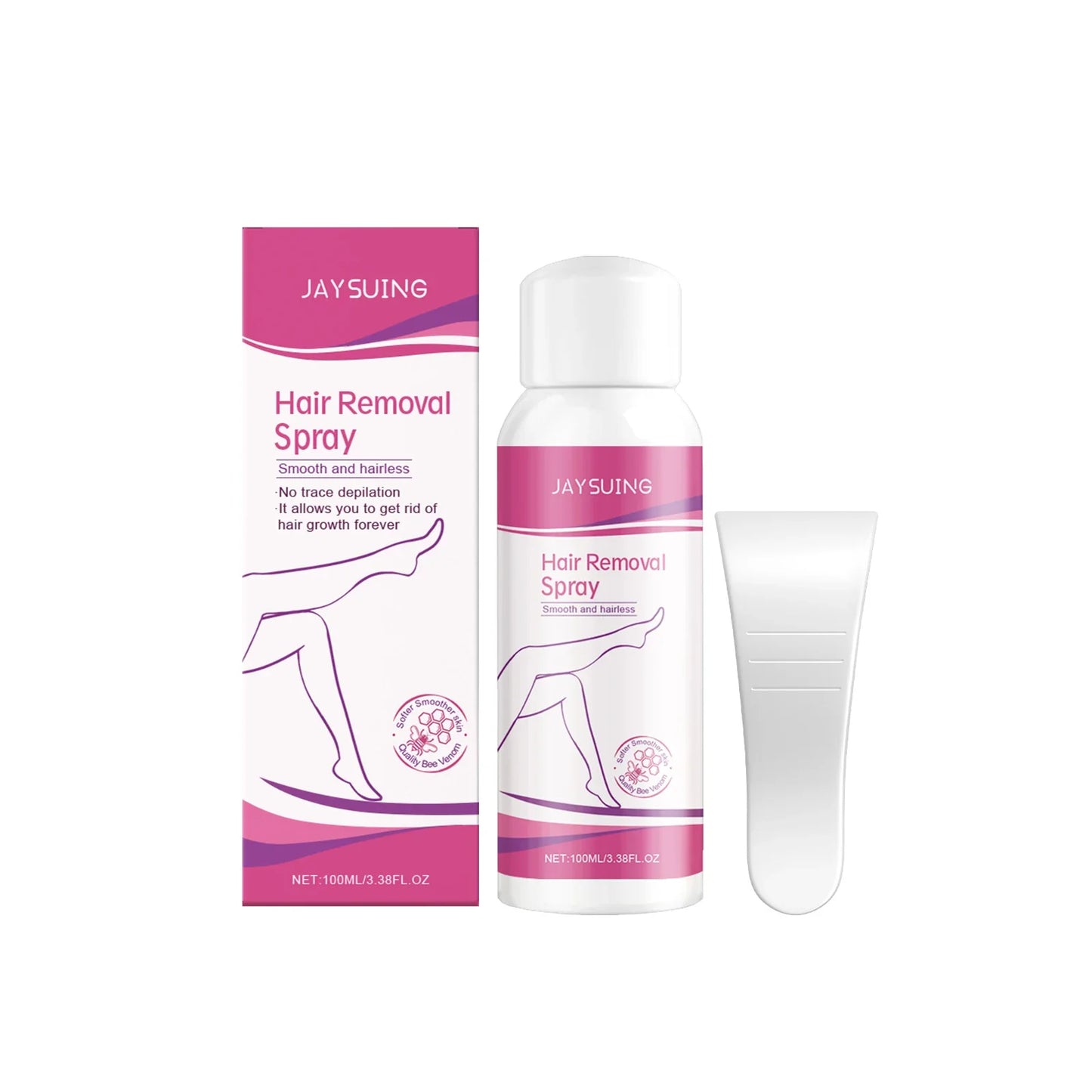 Jaysuing Painless Hair Removal Cream & Spray – Bee Venom