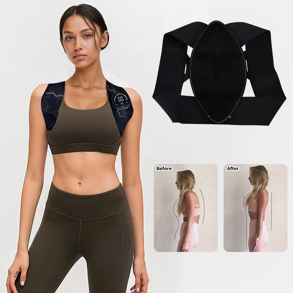EMS Posture Corrector & Back Muscle Stimulator | 3 Modes