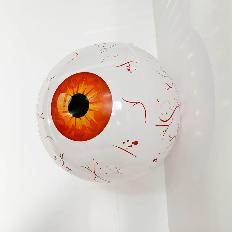 55CM/22Inch Halloween decoration balloon horror 4D inflatable eyeball Halloween theme eyeball party home decoration horror props Peaceful Pleasures Health and Wellness