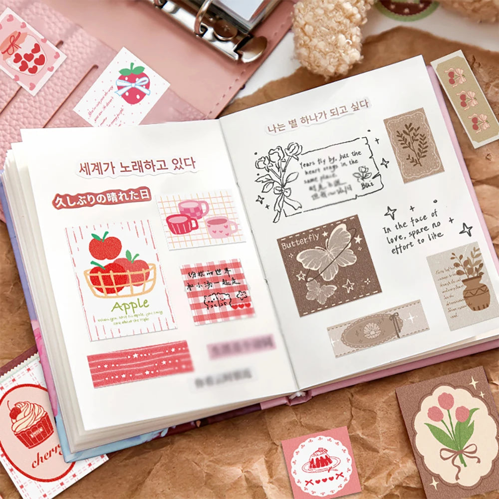 Berry Sea Salt Film Series Handheld Sticker Decoration Base Collage