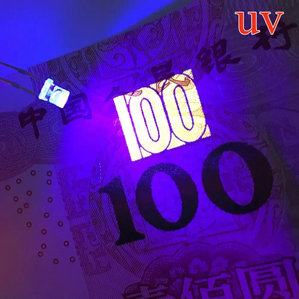 100pcs 3mm Flat Top Ultra Bright LED Diodes | Wide Angle DIY