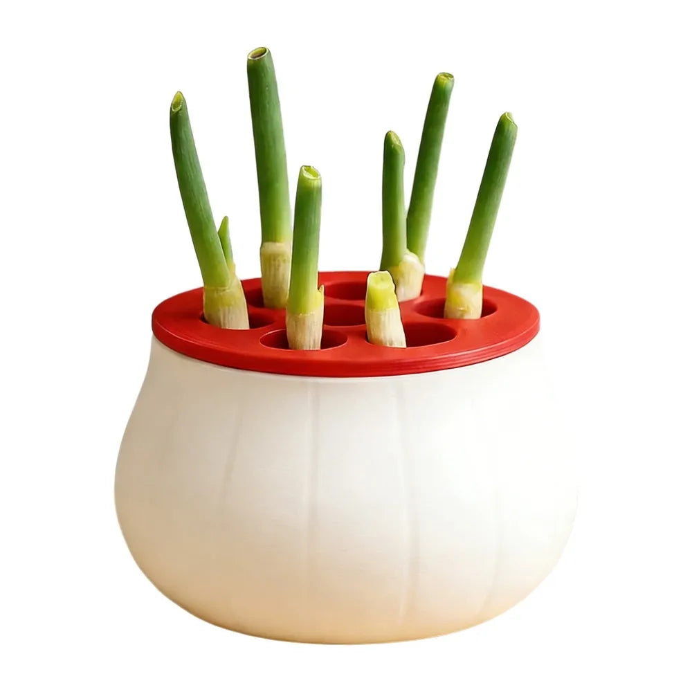 Vertical Hydroponic Green Onion Planter | 7-Hole Space-Saving