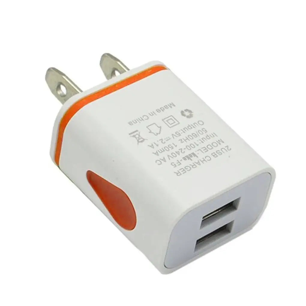 Dual USB Travel Wall Charger 2A Fast Charging EU/US Plug