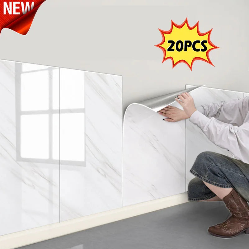 Peel & Stick Tile Wallpaper – Waterproof PVC Wall Stickers