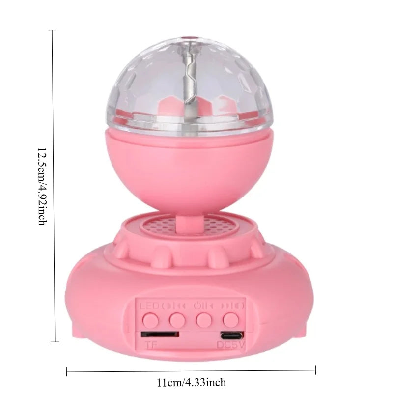 Bluetooth Disco Ball Speaker RGB LED Rotating Party Light