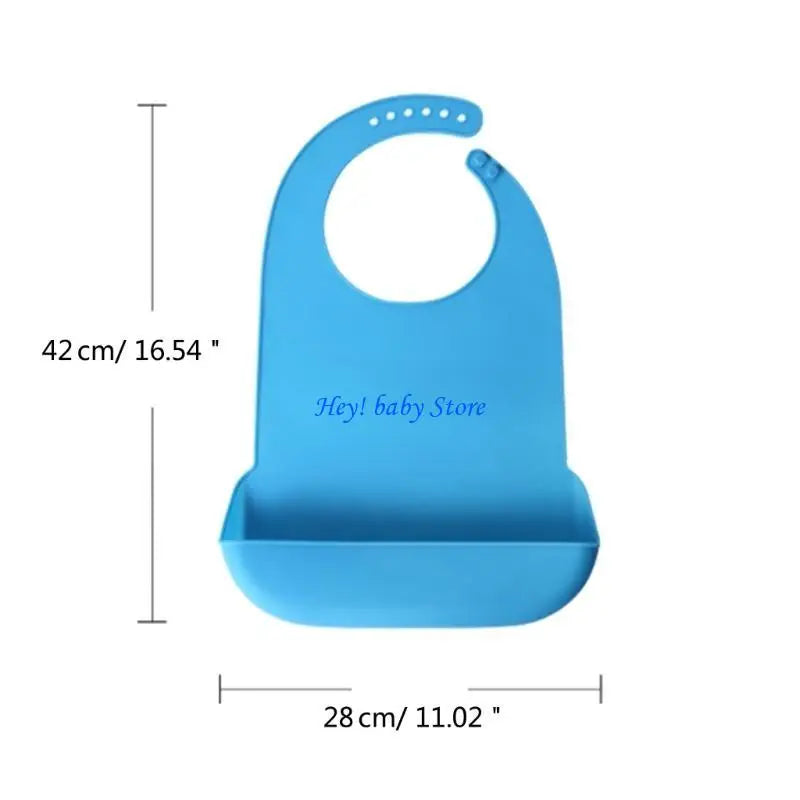 Adult Silicone Bib – Waterproof Feeding Apron for Seniors