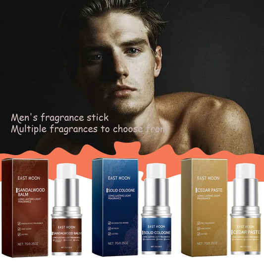 Men's Solid Perfume Stick | Alcohol-Free Woody Balm Fragrance Solid Perfume Balm Peaceful Pleasures Health and Wellness