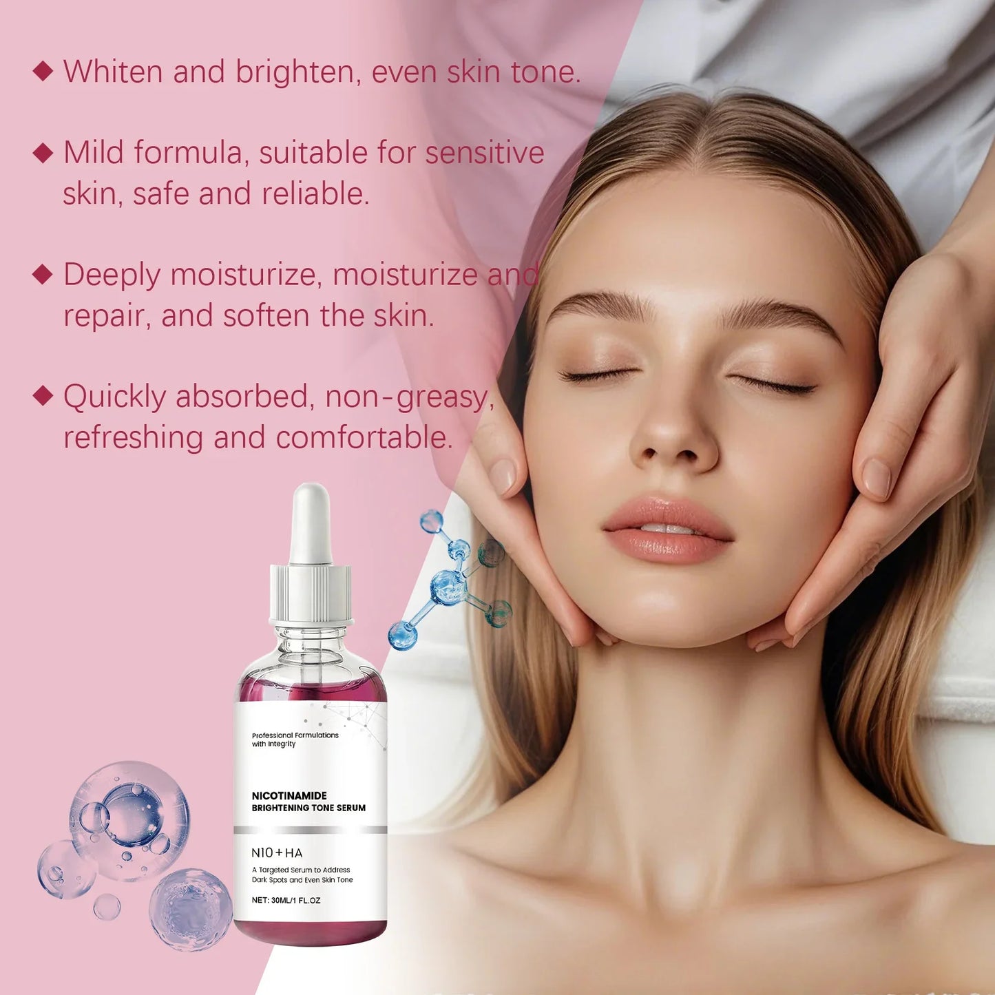 Niacinamide Facial Serum – Brightening, Firming & Hydrating 30ml