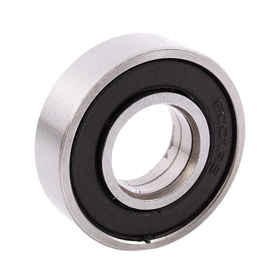A36T-6001RS Deep Groove Ball Bearing 28 X 12 X 8 Mm 30 Pieces, Silver & Black Peaceful Pleasures Health and Wellness Silver Black NONE