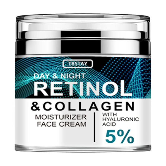 Collagen Retinol Hyaluronic Acid Cream, Retinol and Collagen Face Cream, Anti Againg Collagen Retinol Hyaluronic Acid Cream Peaceful Pleasures Health and Wellness