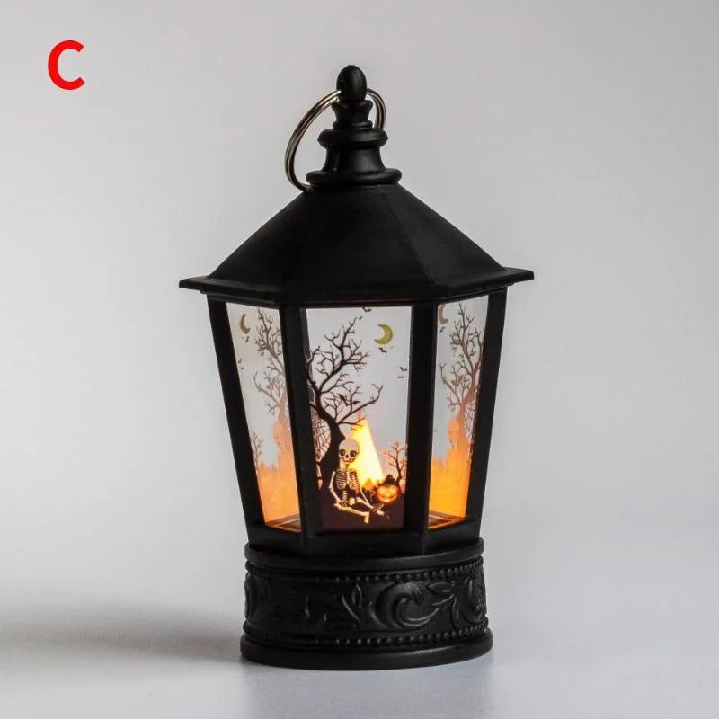 Halloween Pumpkin Lights Horror Ghost Wind Lantern Christmas Light