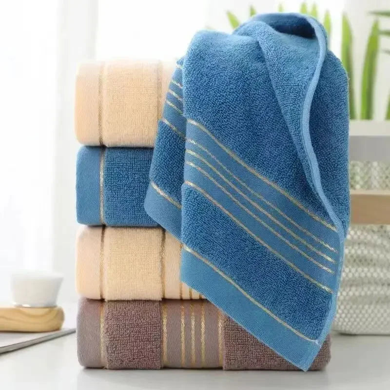 Thickened Jacquard Cotton Face & Bath Towel | Ultra-Absorbent