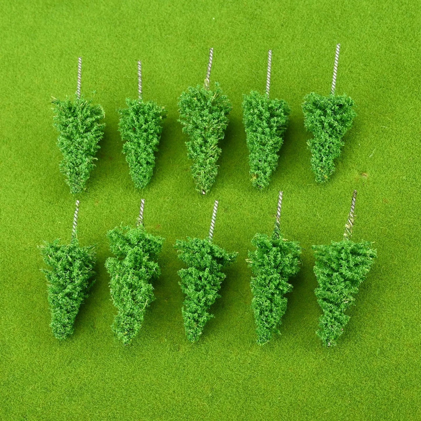 20Pcs Miniature Trees 5.4cm | Railway Model & Diorama Decor