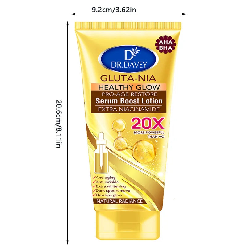 DR.DAVEY Gluta-Nia Body Lotion 300ml | Moisturizing Cream