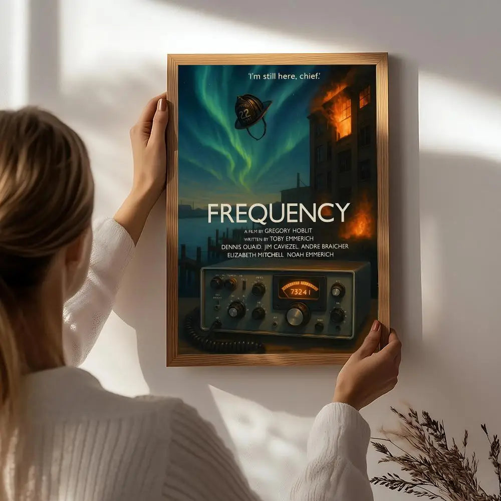 Movie Frequency Poster – HD Self-Adhesive Waterproof Wall Art Wall Art Poster Peaceful Pleasures Health and Wellness White2 15X20cmNoframe