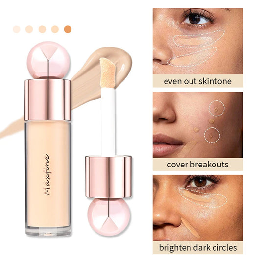 Concealer with Pore Blurring Moisturizing Oil Control Long Lasting Sweat Resistant Non Transfer for Covering Facial Blemishes Peaceful Pleasures Health and Wellness