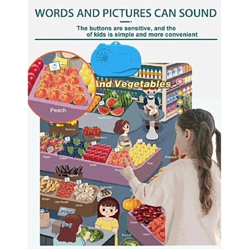 Talking ABC Wall Chart for Kids – Interactive Learning Toy