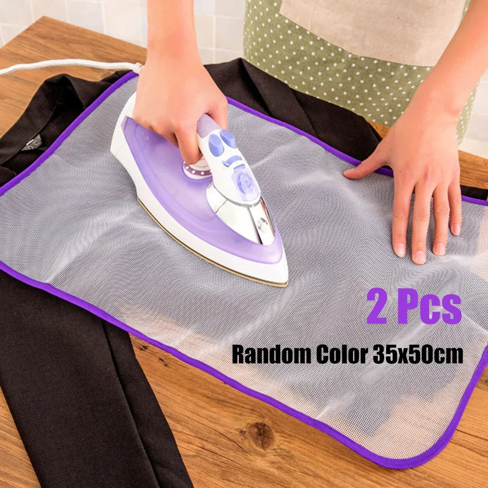 Protective Insulation Ironing Board Cover Cloth Guard Press Mesh Random Colors High Temperature Pad Ironing Against Pressing Peaceful Pleasures Health and Wellness