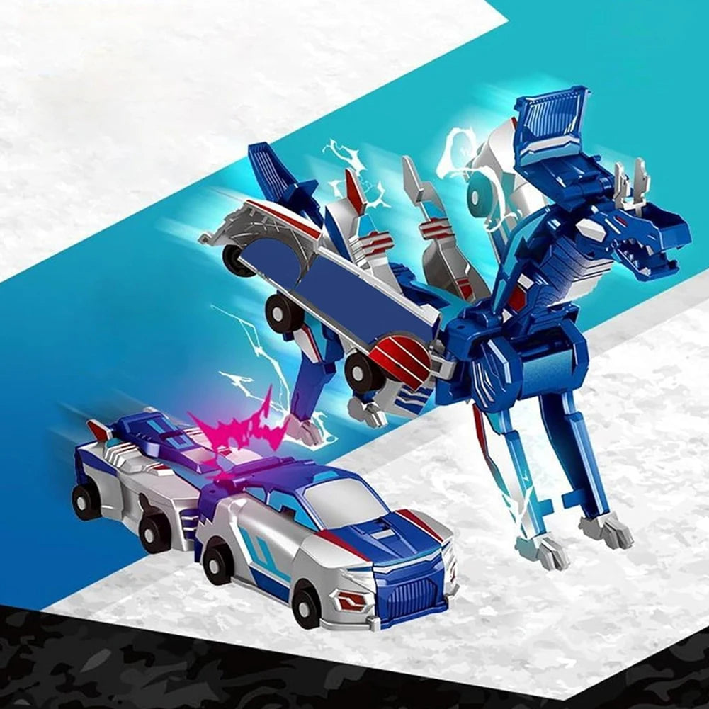 Unicorn Transformer : Magic Transformation Super Combination Car Toy 2 In 1 Kids Magnetic Collision Transforming Car Diy Toy Peaceful Pleasures Health and Wellness