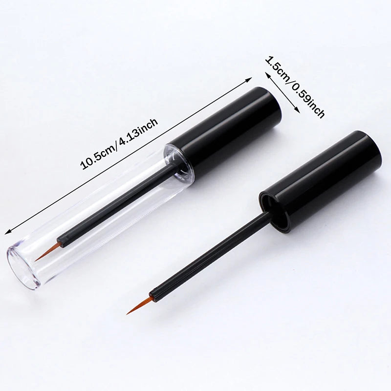 5ml Transparent Eyelash Glue Bottle Eyeliner Liquid Bottle Double Eyelid Eyelash Growth Liquid Empty Bottle Peaceful Pleasures Health and Wellness