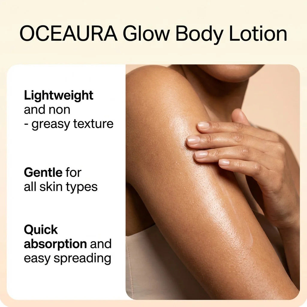 Glowing Body Lotion Rejuvenation Hydrating Firming Brightening Smoothing Even Skin Tone Improve Roughness Soothing Body Lotion Peaceful Pleasures Health and Wellness