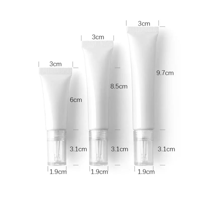 Refillable Cosmetic Tubes & Dropper Bottles 10/15/30g Travel