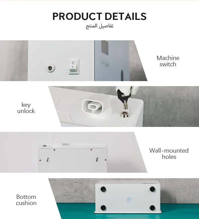 Product details of a lock mechanism with labeled components on a white background.