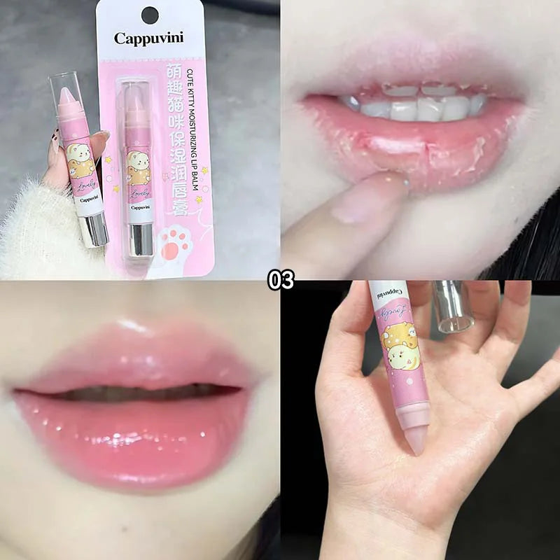 Cappuvini Cat Lip Balm – Natural Moisturizing & Anti-Chap