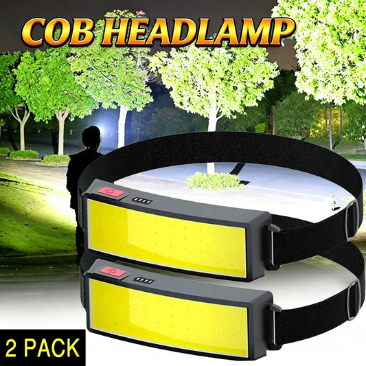 COB LED Rechargeable Headlamp 800 Lm – USB, IPX4, Camping LED Headlamp Oasis Select