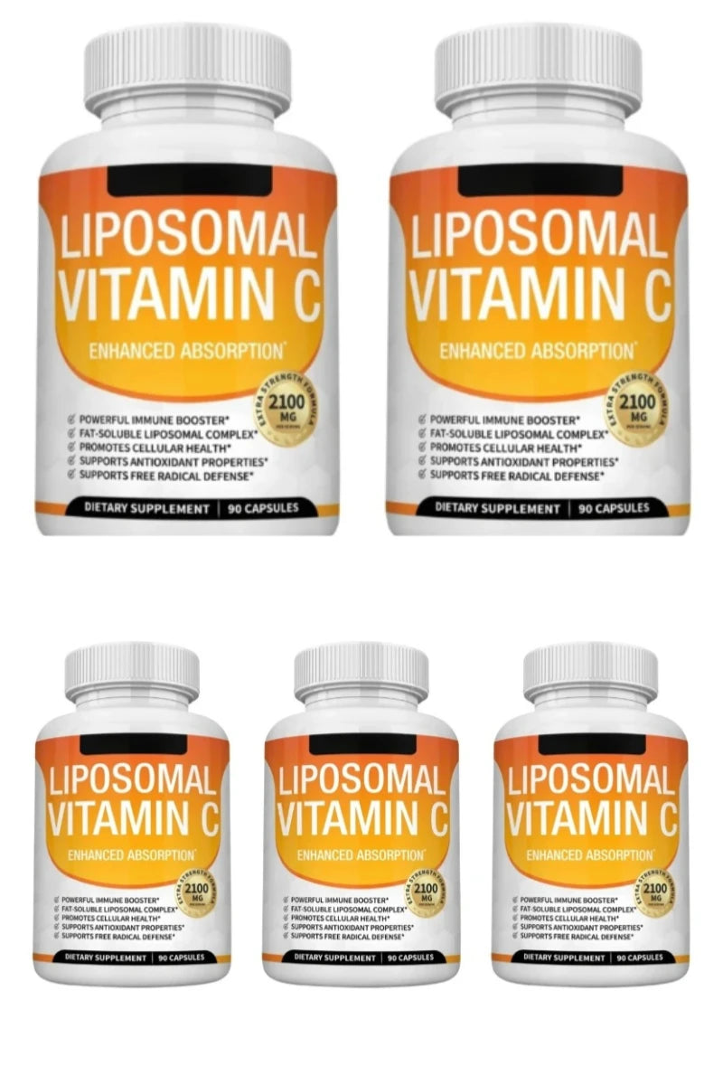 Liposomal Vitamin C 2100mg Vegan 90 Capsules | MCT Sunflower