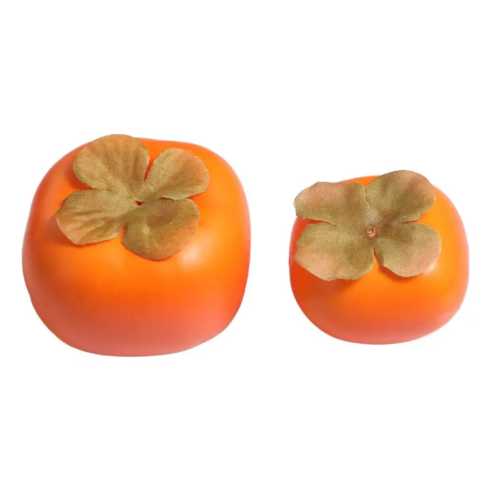 Artificial Foam Persimmon Fake Fruit Home Decor Prop