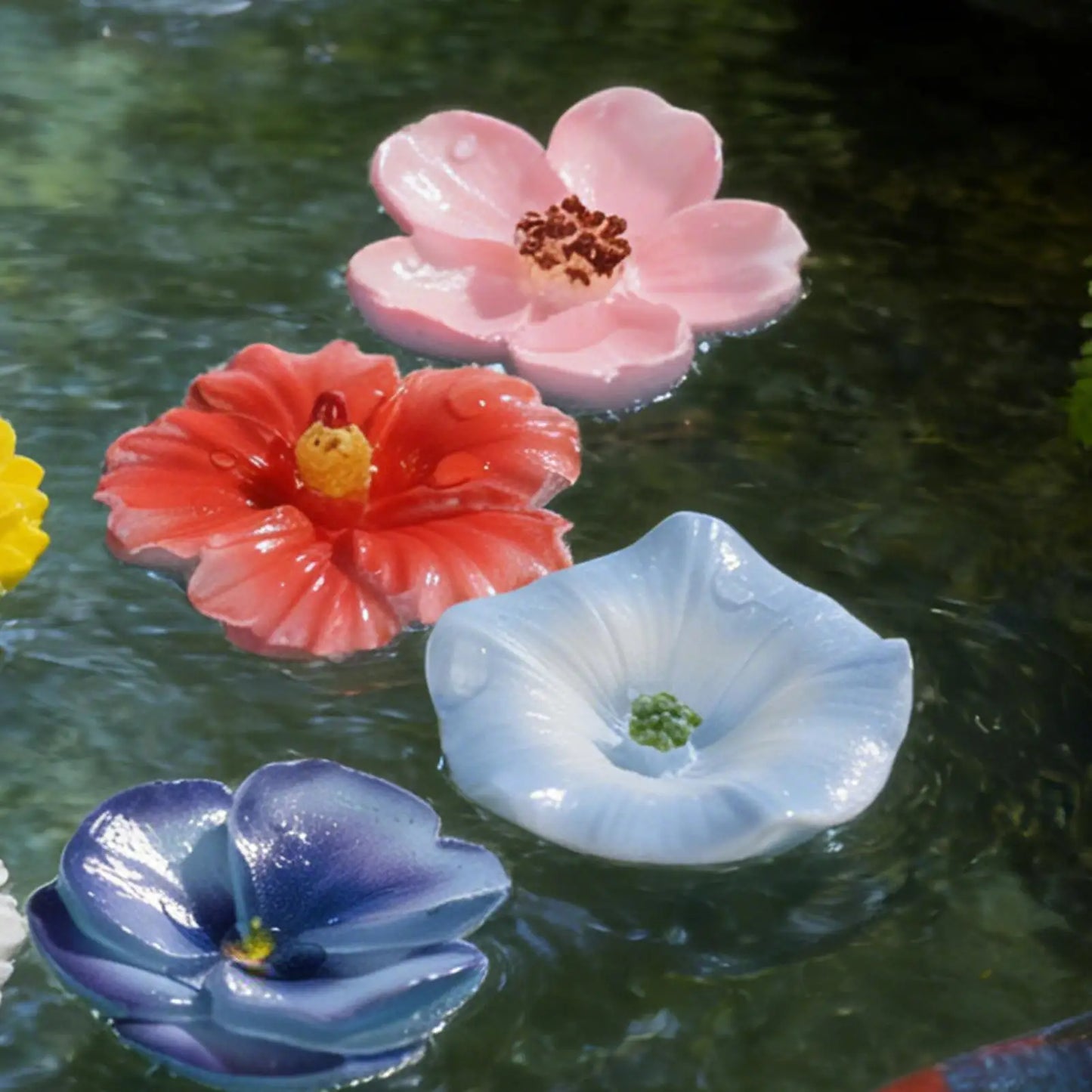 Bee Waterer 8Pcs Aesthetic Weatherproof Flower Bee Watering Station Outdoor Bird Feeder for Backyard Patio Landscape Pond Peaceful Pleasures Health and Wellness