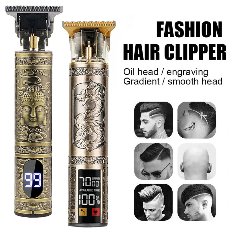 XMSJ T9 Rechargeable Men's Hair Clipper & Beard Trimmer