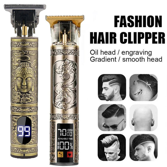 XMSJ T9 Rechargeable Men's Hair Clipper & Beard Trimmer Hair Clipper Trimmer Peaceful Pleasures Health and Wellness