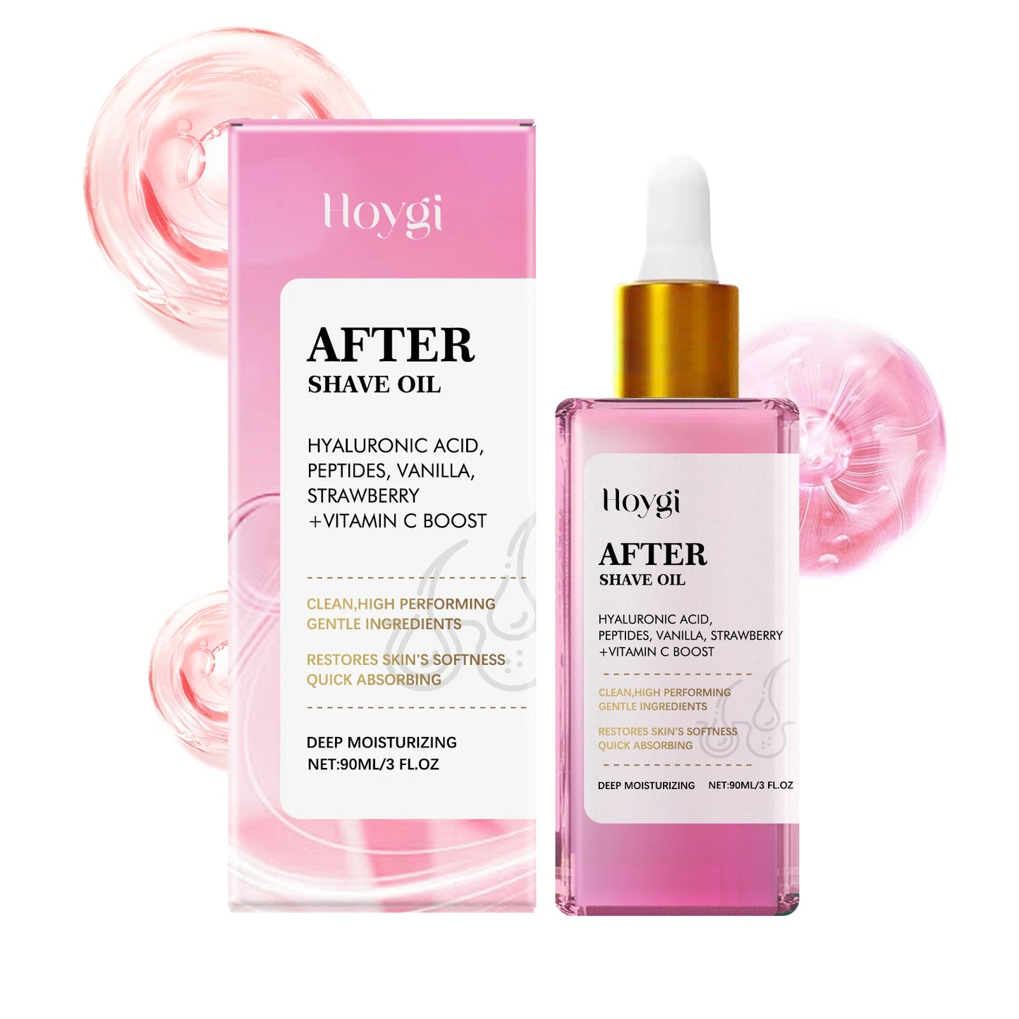 Strawberry Vanilla After Shave Oil – Moisturizing & Ingrown Hair
