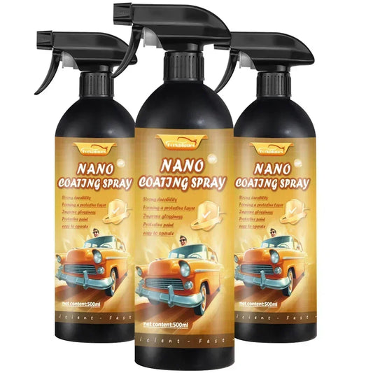 Ceramic Car Coating 500ML 9H Nano Liquid Glass Plated Crystal Hydrophobic Waterproof Polishing Paint Hardness Car Polish Wax Peaceful Pleasures Health and Wellness