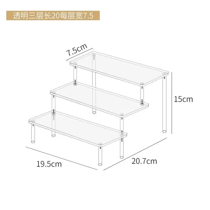 Clear Acrylic Display Stand | Perfume, Cupcake & Figurine Riser