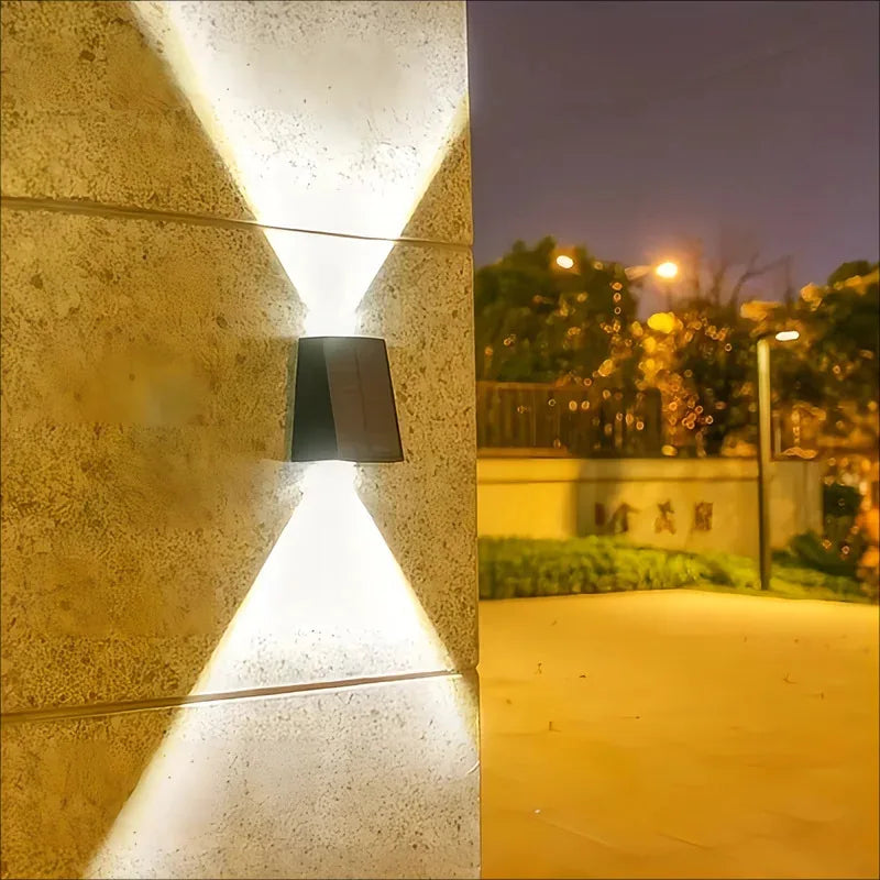 Solar Outdoor Wall Washer Light – Waterproof Garden Mood Lighting