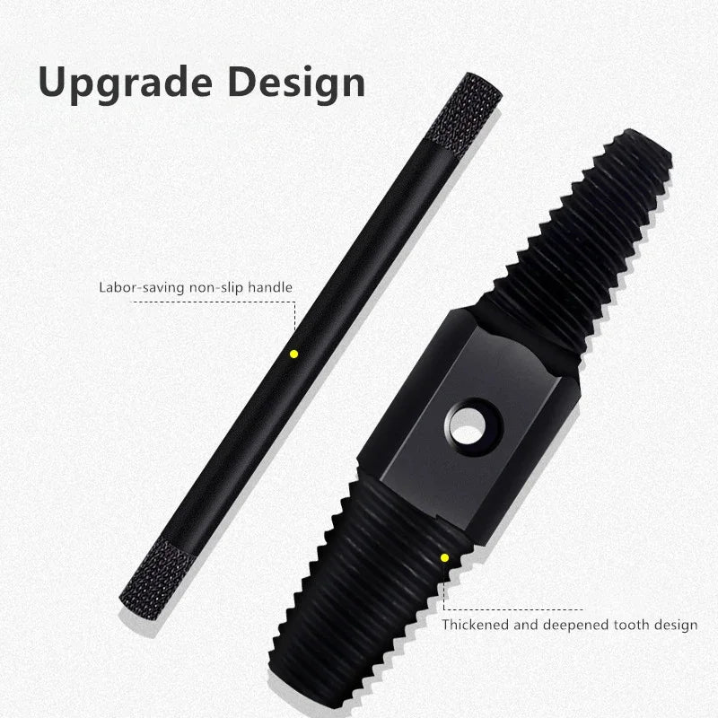 Pipe Remover Tools Double Head Wrench Faucet Valve Broken Screw Extractor Set Damaged Wire Water Pipe Bolt Broken Removal Tool Peaceful Pleasures Health and Wellness
