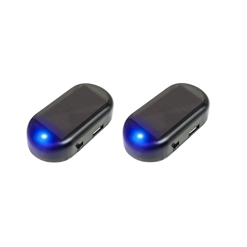 Solar Dummy Car Security Light – LED Simulated Alarm Warning Lamp