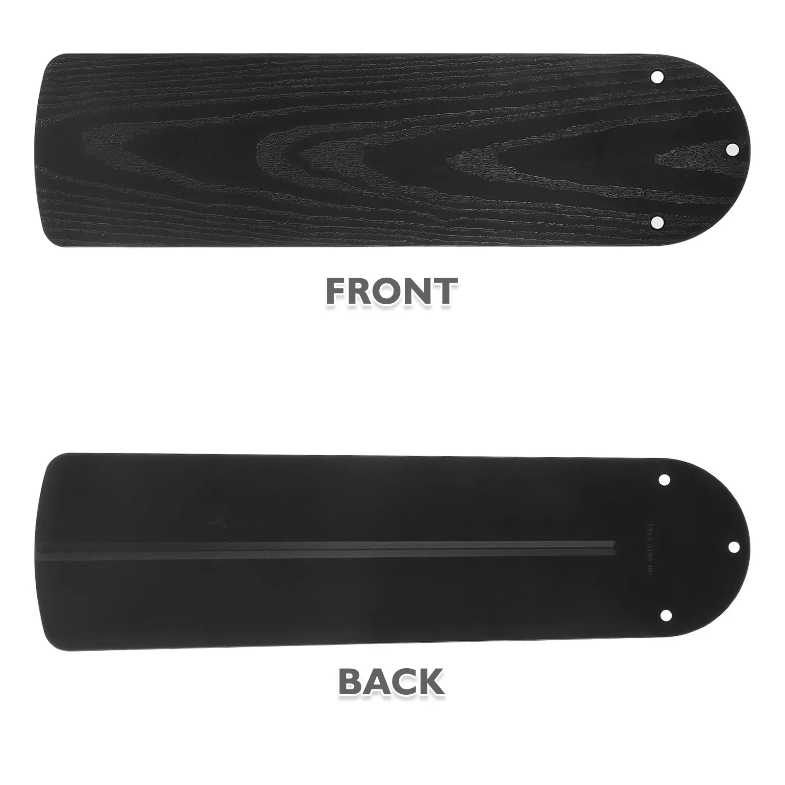 Plastic Ceiling Fan Blades Replacement Set Lightweight Aerodynamic Design for Quiet Bedroom Office Use Universal Fit Modern Home Peaceful Pleasures Health and Wellness