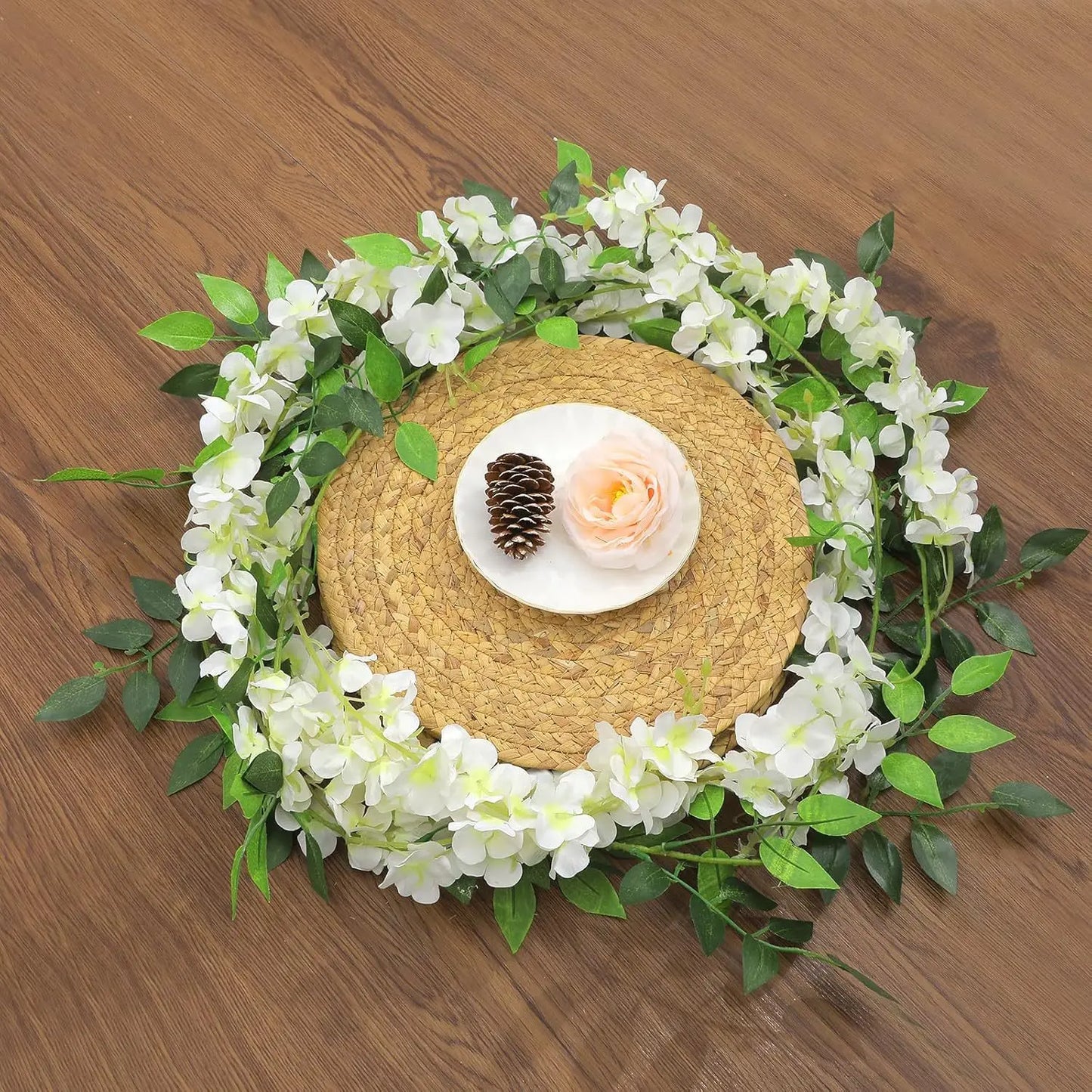 1.8M Silk Wisteria Flower Vine Garland | Wedding & Home Decor