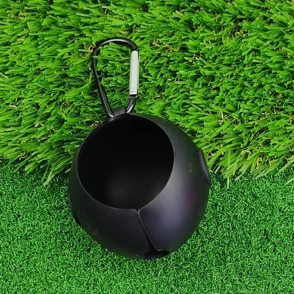 Silicone Park Golf Ball Holder Cover 60mm | Clip-On Sleeve
