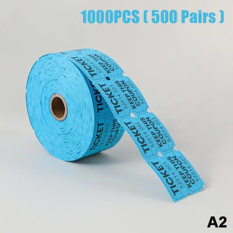 1000pcs Colorful Double Roll Raffle Tickets | Events & Carnivals