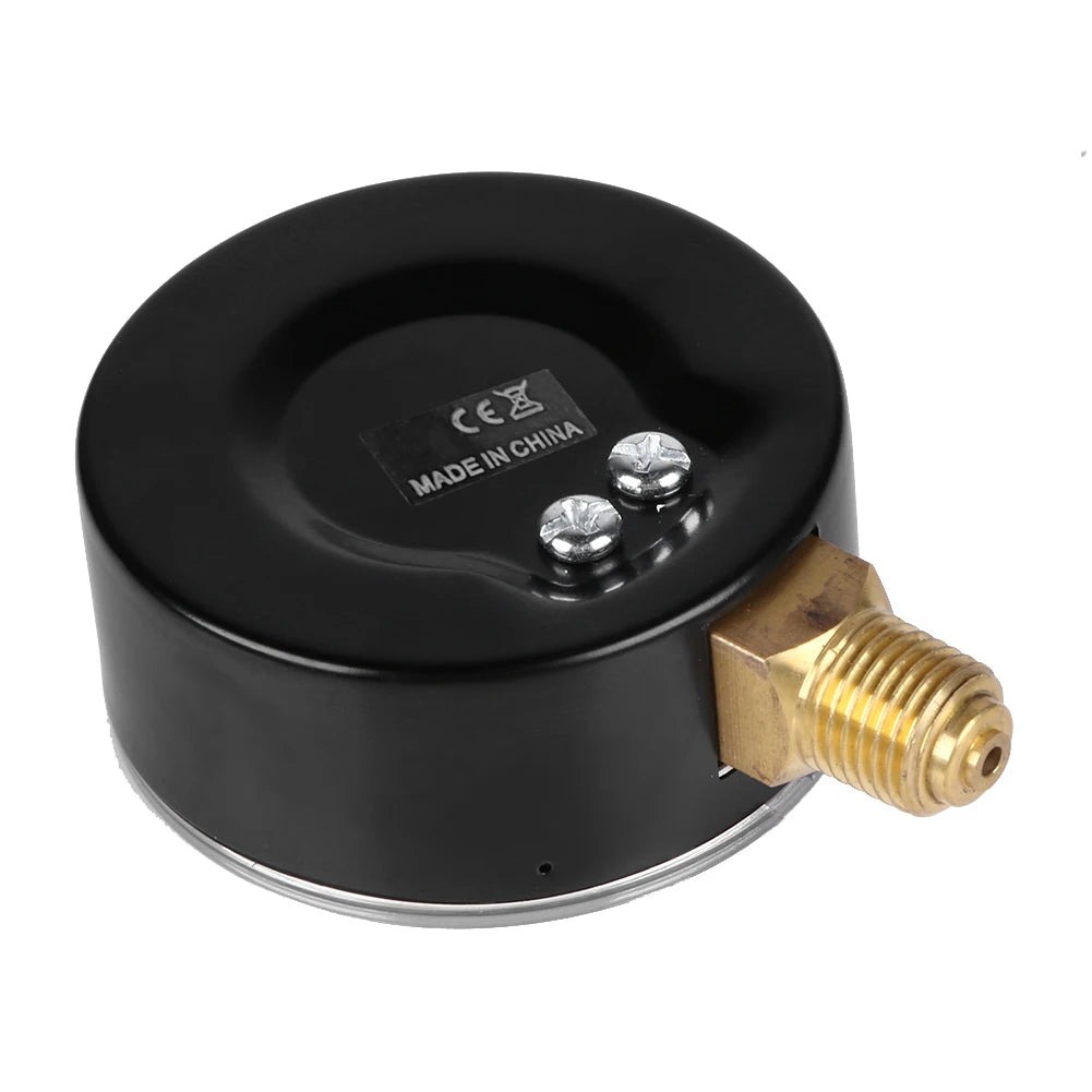 6 Bar Pressure Gauge 2.3" Face | Air Water Oil Gas Manometer